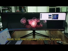 49 дюймовый 5K 75hz LCD светодиодный изогнутый монитор ПК Компьютерные игровые мониторы