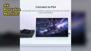 Портативный монитор 4K с диагональю 17,3 дюйма для игр и работы