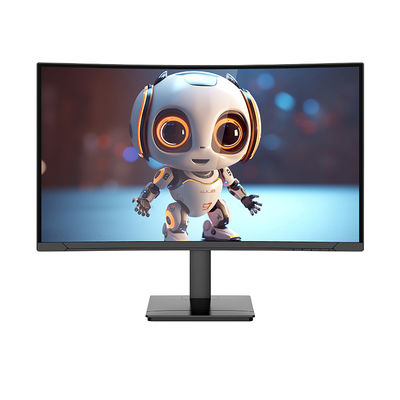 Настроенный игровой монитор 27 дюймовый изогнутый светодиодный монитор 75hz 2K настольный компьютерный дисплей