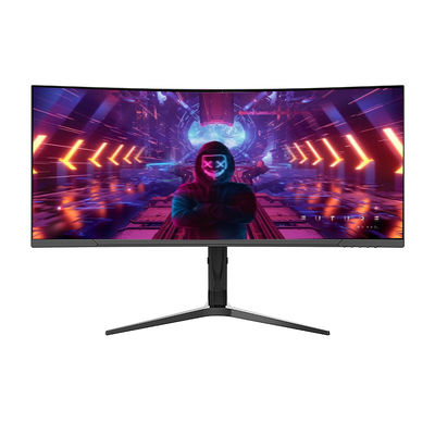 Игровой компьютер Дисплей изогнутый экран Мониторы 34 дюйма Ips LCD Монитор 180hz