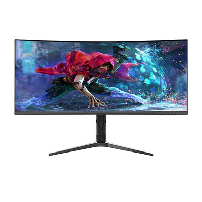 Сверхширокий изогнутый монитор 4k IPS Панель 34 дюймов 3440 * 1440 165Hz Монитор игрового ПК