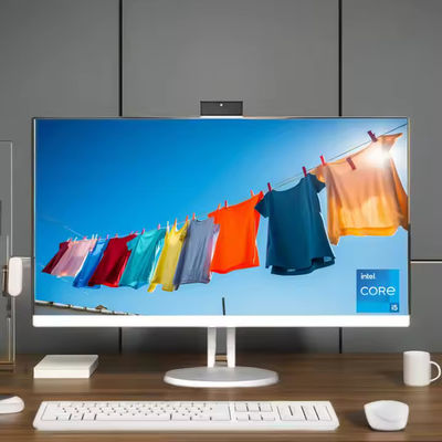 OEM All-In-One PC, 23,8-дюймовый FHD дисплей, Intel Core I3/I5/I7, 16 ГБ оперативной памяти, 1 ТБ SSD, веб-камера, Wi-Fi, Window10, Дом/бизнес, Белый