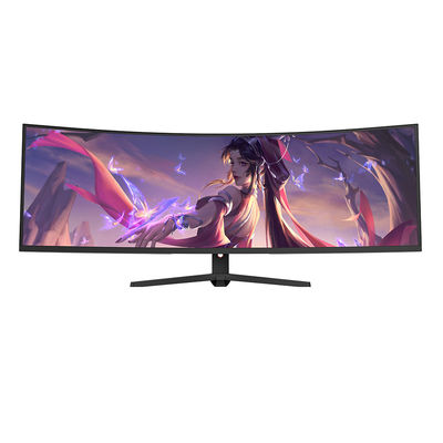 49 дюймовый ультраширокоугольный изогнутый монитор 1MS 4K 144HZ 21:9 VA FHD LED компьютерный настольный игровой монитор