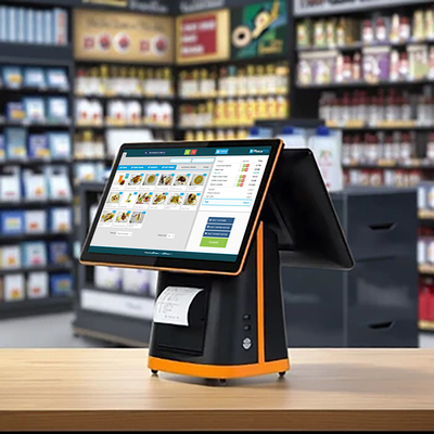 15.6 дюймовый сенсорный экран All in One POS System Smart Windows Cash Register Terminal для ресторанов и розничной торговли